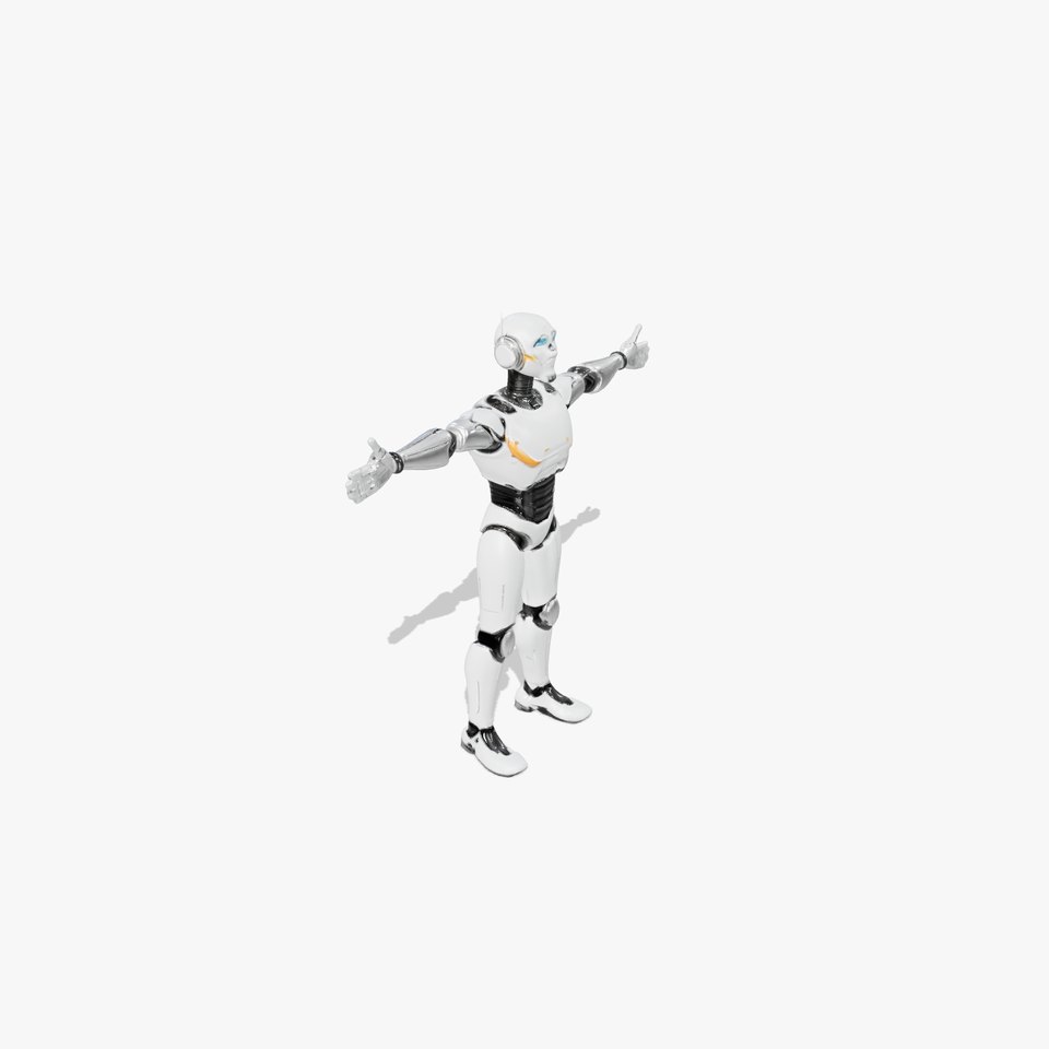 Futuristic Humanoid Robot Model Pack with Arm Extensions